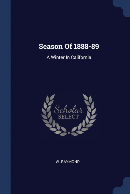 Season Of 1888-89