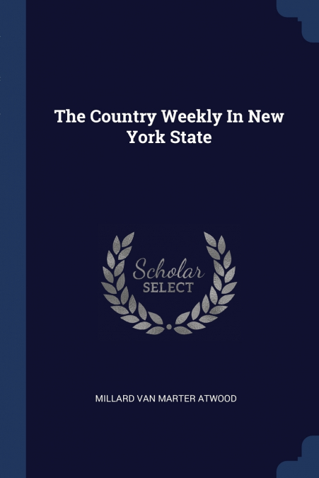The Country Weekly In New York State