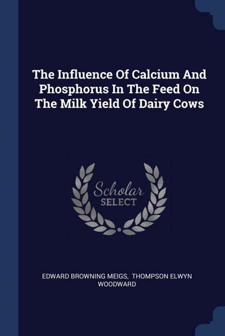 The Influence Of Calcium And Phosphorus In The Feed On The Milk Yield Of Dairy Cows