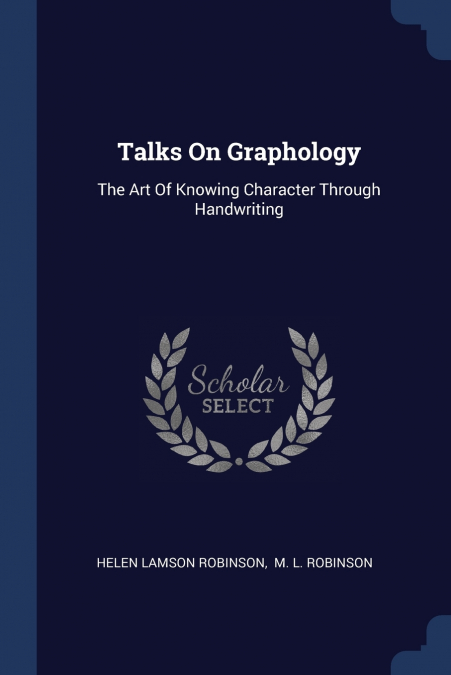 Talks On Graphology