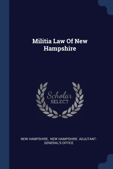 Militia Law Of New Hampshire