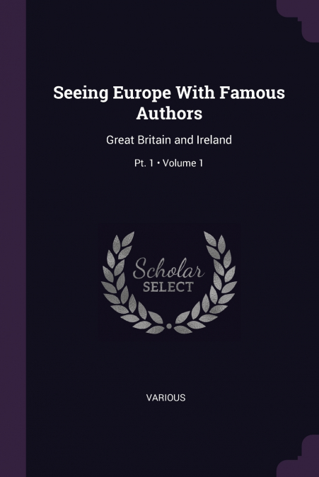 Seeing Europe With Famous Authors
