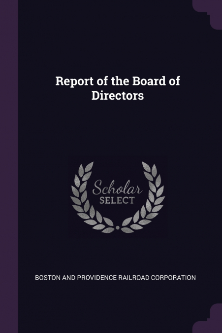 Report of the Board of Directors