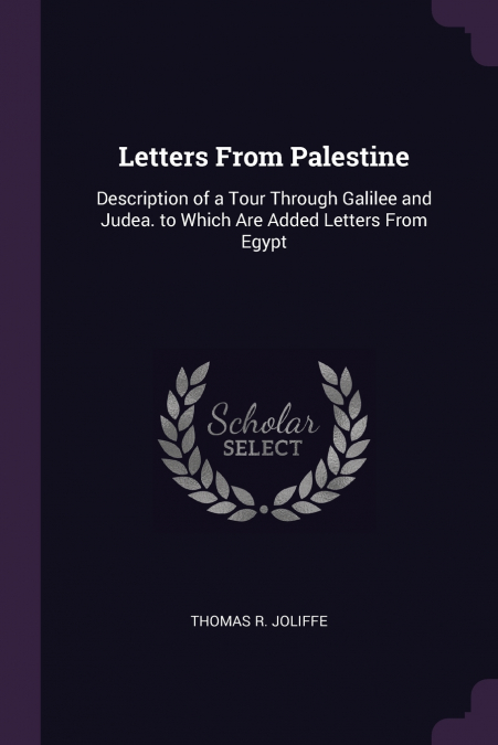 Letters From Palestine