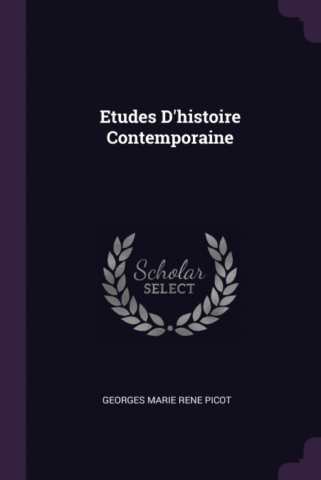 Etudes D’histoire Contemporaine