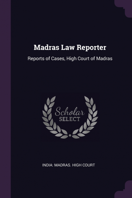 Madras Law Reporter
