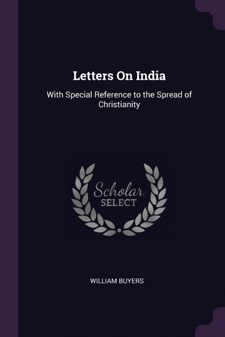 Letters On India
