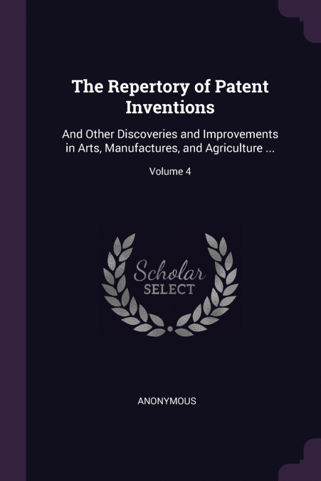The Repertory of Patent Inventions