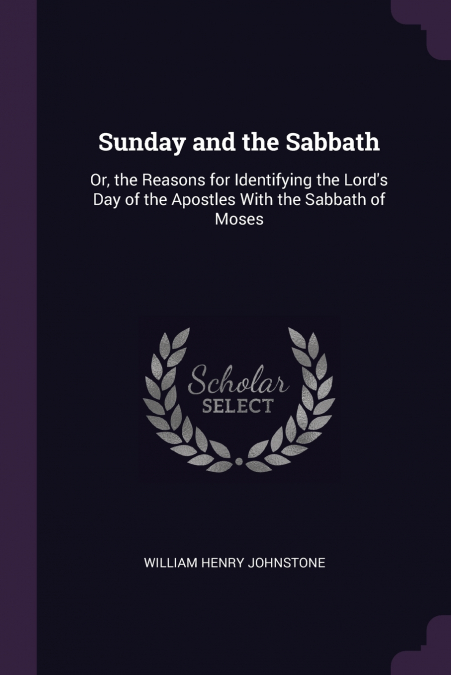 Sunday and the Sabbath