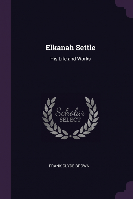 Elkanah Settle