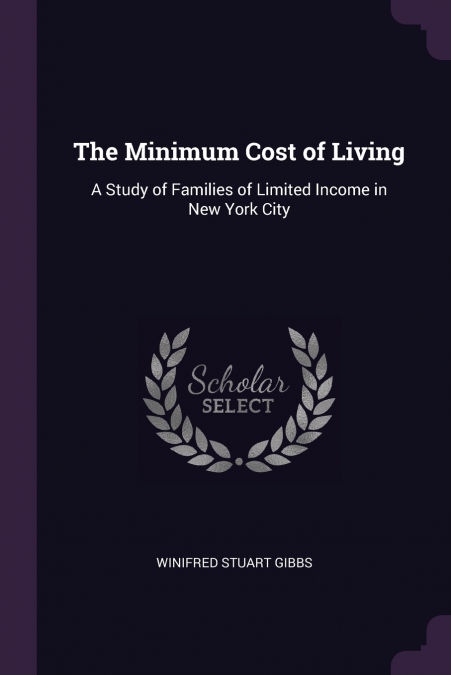 The Minimum Cost of Living