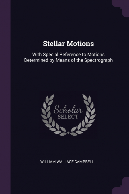 Stellar Motions