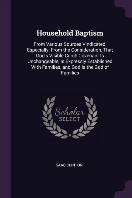 Household Baptism