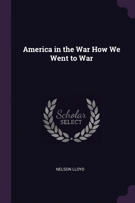 America in the War How We Went to War
