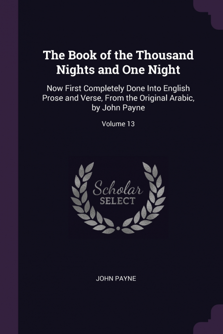 The Book of the Thousand Nights and One Night