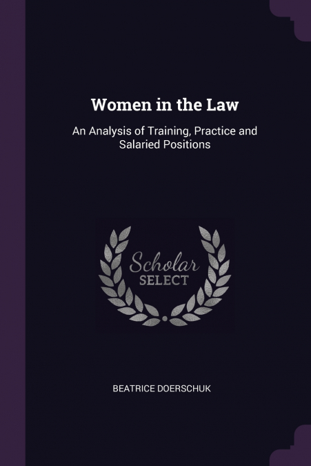 Women in the Law