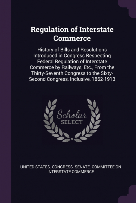Regulation of Interstate Commerce