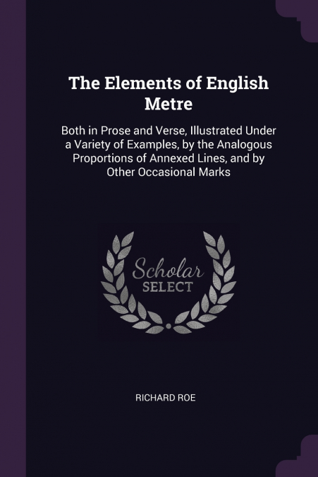 The Elements of English Metre