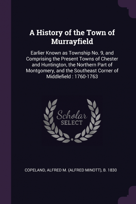 A History of the Town of Murrayfield