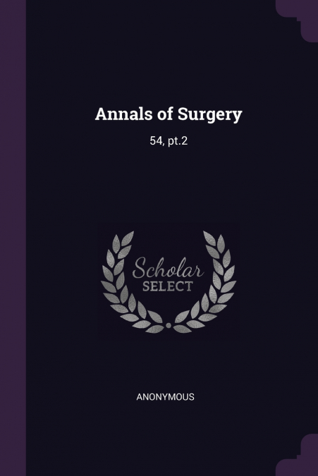 Annals of Surgery
