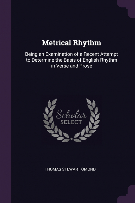 Metrical Rhythm
