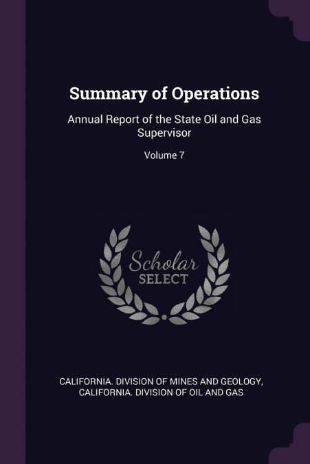Summary of Operations