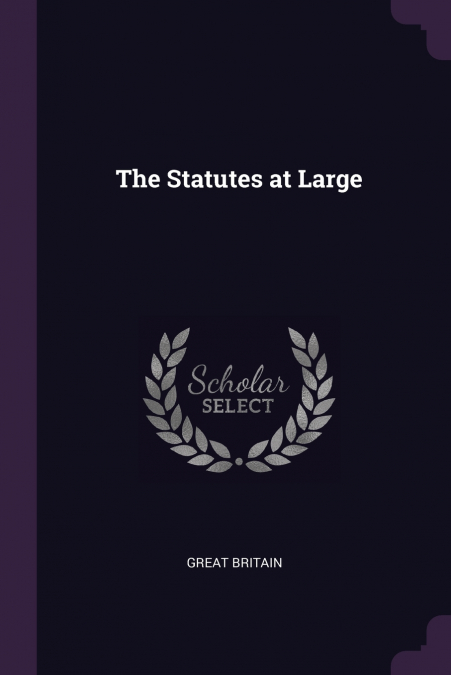 The Statutes at Large