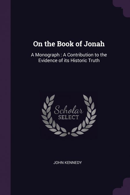 On the Book of Jonah