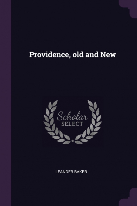 Providence, old and New
