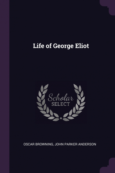 Life of George Eliot