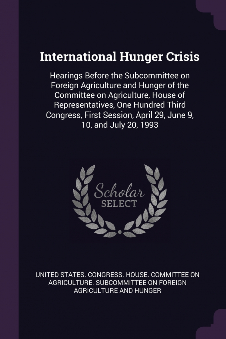 International Hunger Crisis