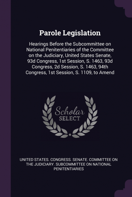 Parole Legislation