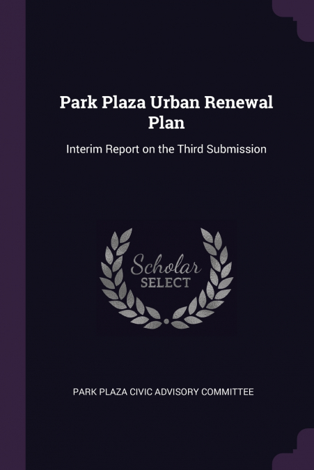 Park Plaza Urban Renewal Plan
