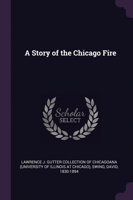 A Story of the Chicago Fire