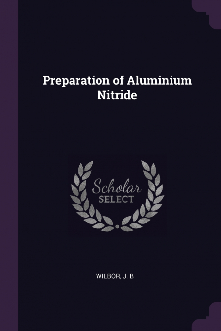 Preparation of Aluminium Nitride