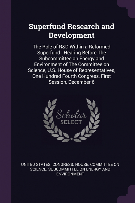 Superfund Research and Development