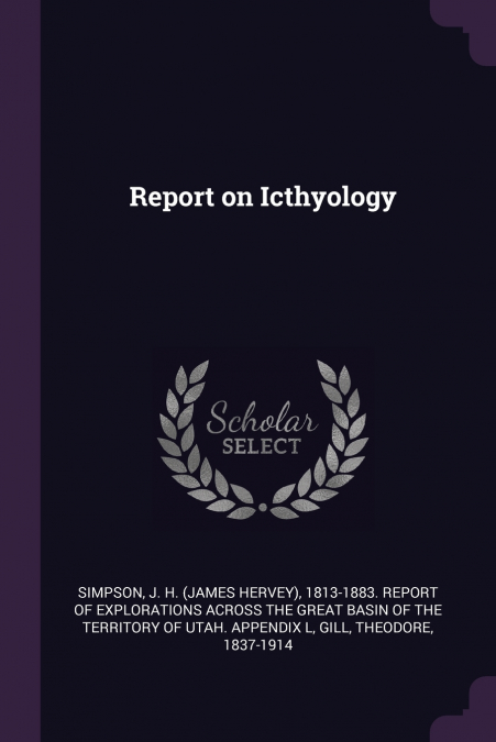 Report on Icthyology