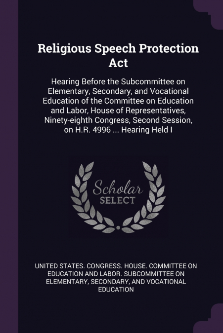Religious Speech Protection Act