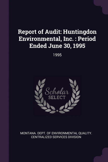 Report of Audit