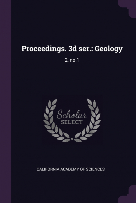 Proceedings. 3d ser.