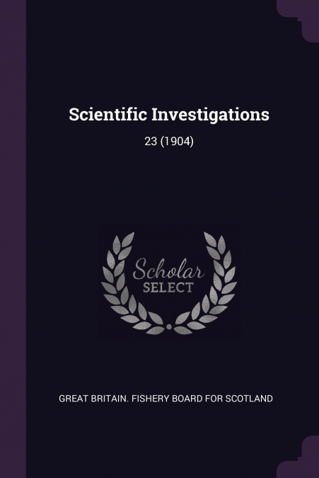 Scientific Investigations