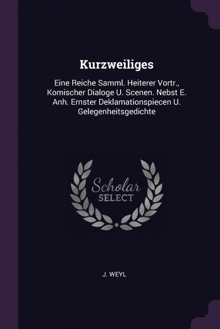 Kurzweiliges
