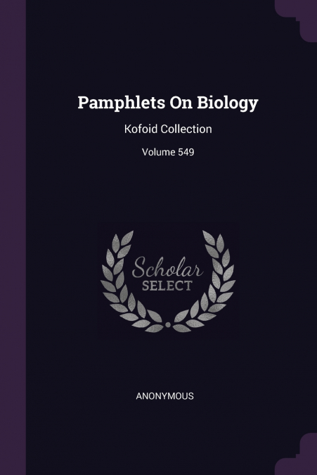 Pamphlets On Biology