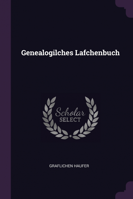 Genealogilches Lafchenbuch