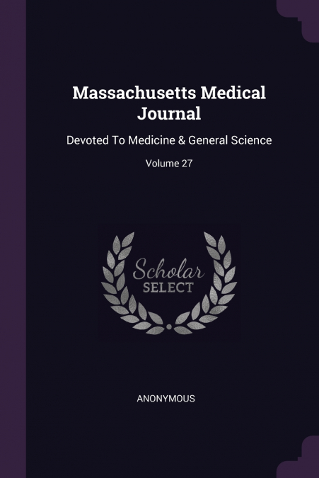 Massachusetts Medical Journal
