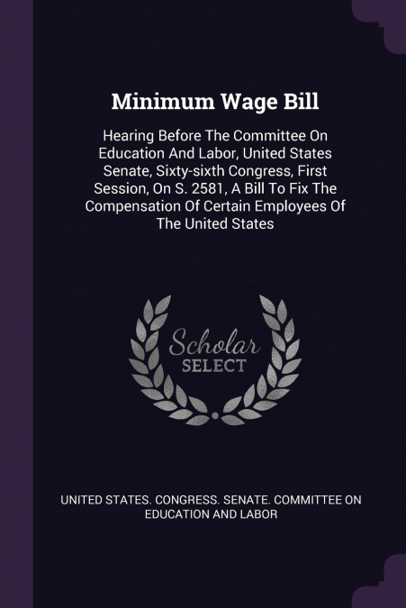 Minimum Wage Bill