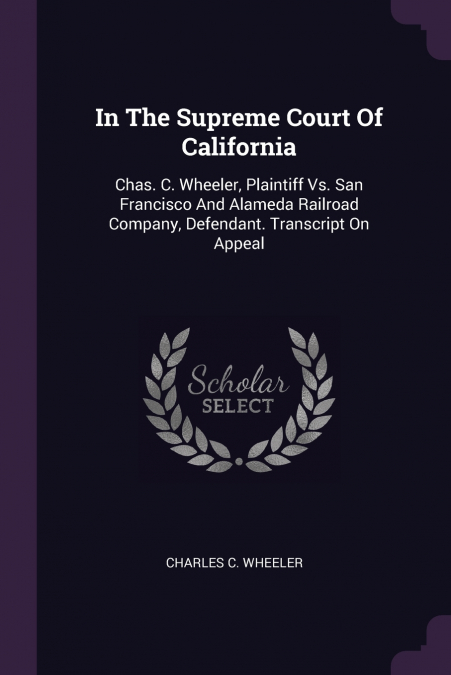 In The Supreme Court Of California