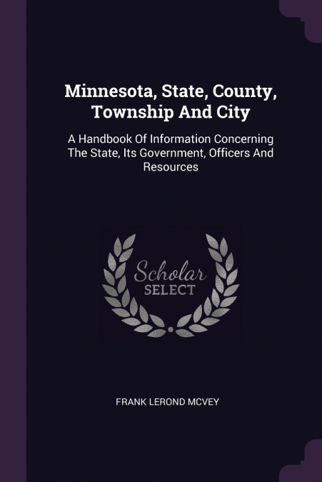 Minnesota, State, County, Township And City