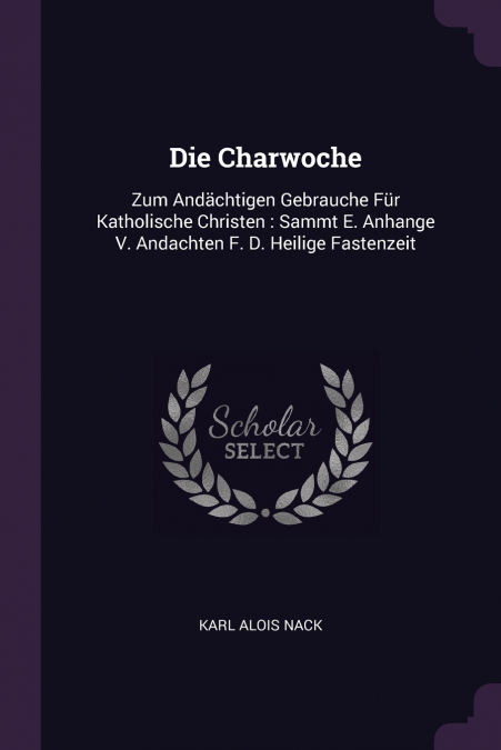 Die Charwoche