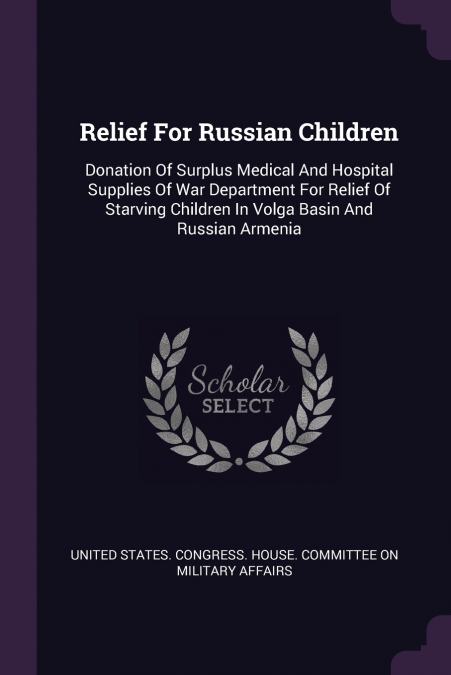 Relief For Russian Children